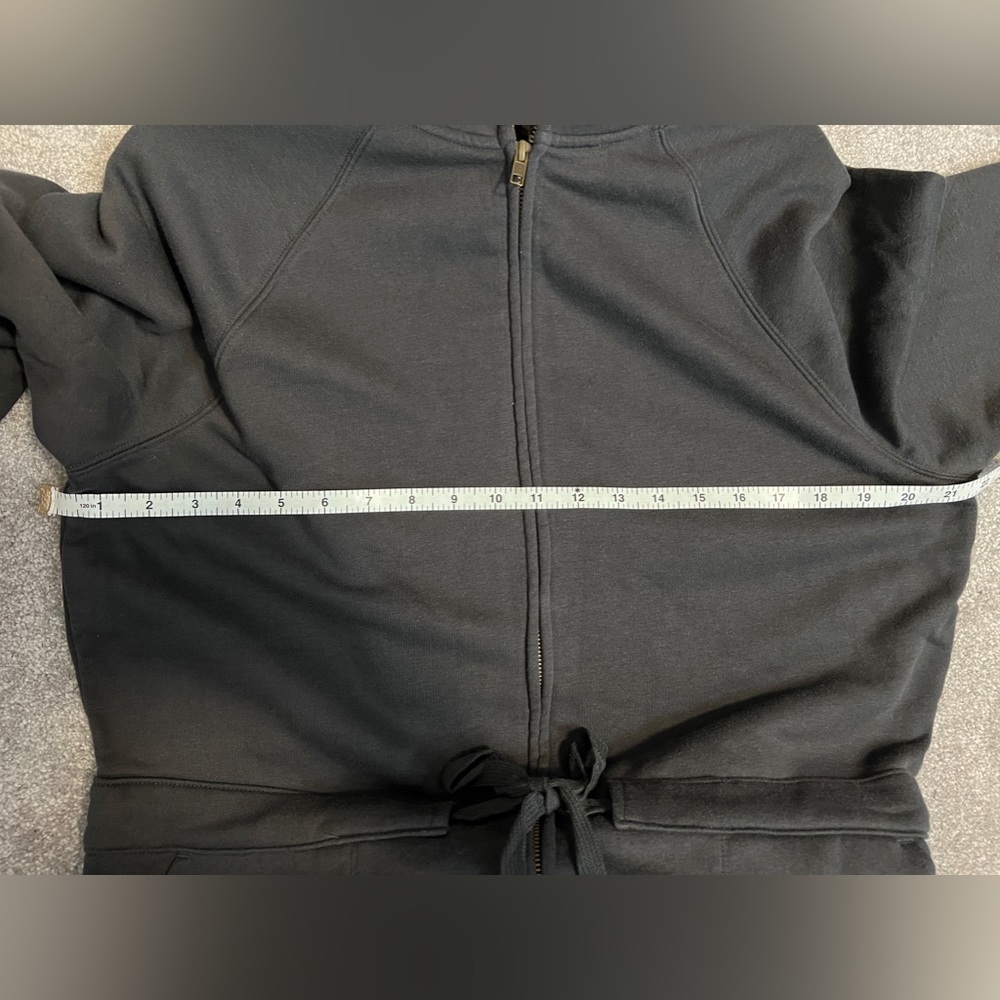 Universal Threads |  Long Sleeve Black Fleece Jumpsuit | Size L - Picture 7 of 8